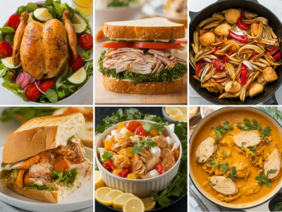 How to turn leftover roast chicken into five different lunches and dinners