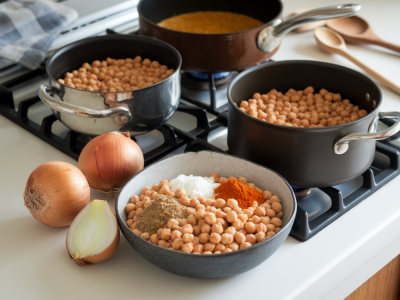 How to turn a can of chickpeas into three family dinners in under 45 minutes