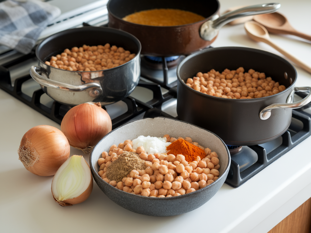 How to turn a can of chickpeas into three family dinners in under 45 minutes