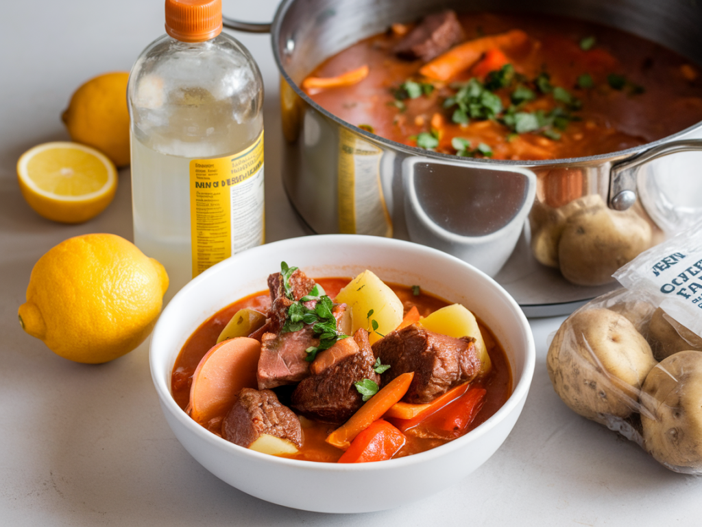 How to rescue a too-salty stew using three common pantry items and one simple technique